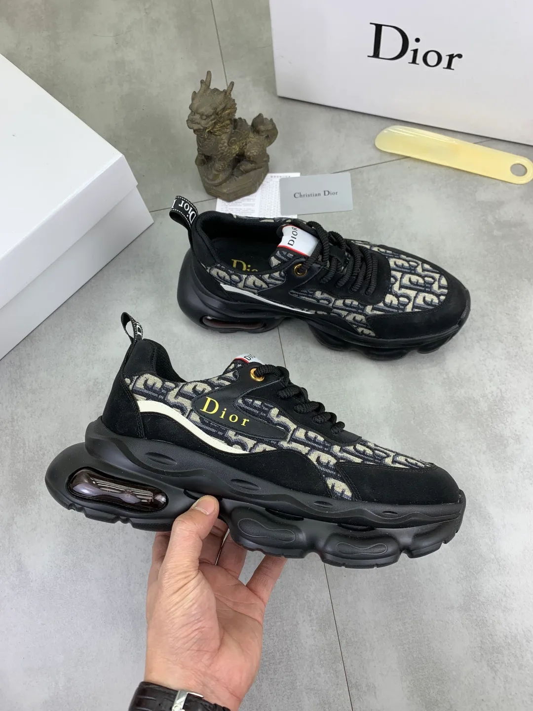 Men's Men's Shoes 💰P440 💰[New Style]🆘[Dior] 2025 Dior Original Lace-up Low-top Men's Shoes Classic casual shoes 🔥This model is the official classic model, with high quality and made by famous original designers. It is made of high-quality cowhide with original materials➕comfortable and breathable mesh lining➕pigskin insole. The perfect last shape and generous and fashionable design have attracted many consumers and are suitable for drivers to drive🚗. What you want is the highest quality in the market. Color: 2️⃣Color Code number: 38--44 (45 customized)